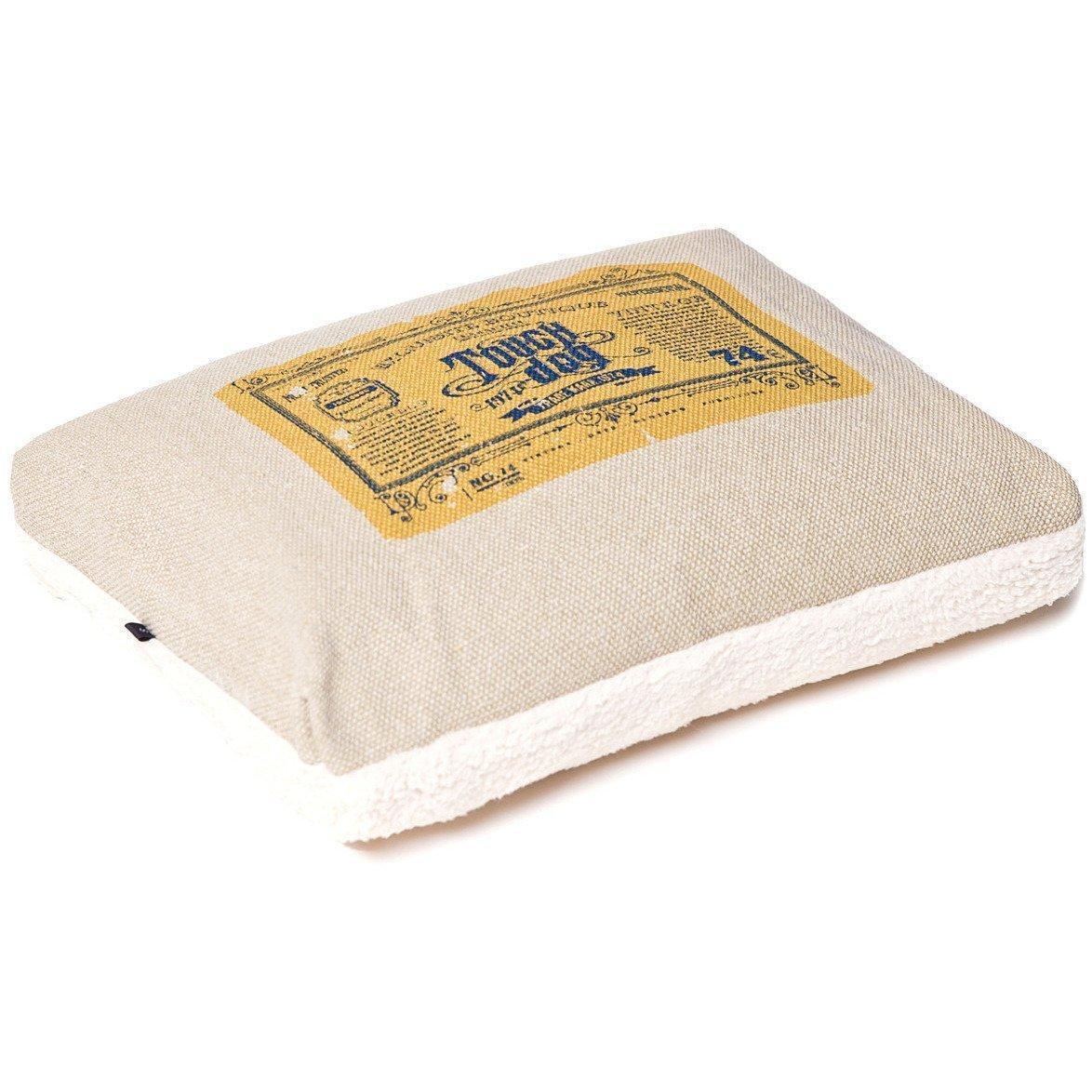Rectangular Denim Dog Bed | Reversible Vintage Cotton Pet Sofa by Touchdog ®