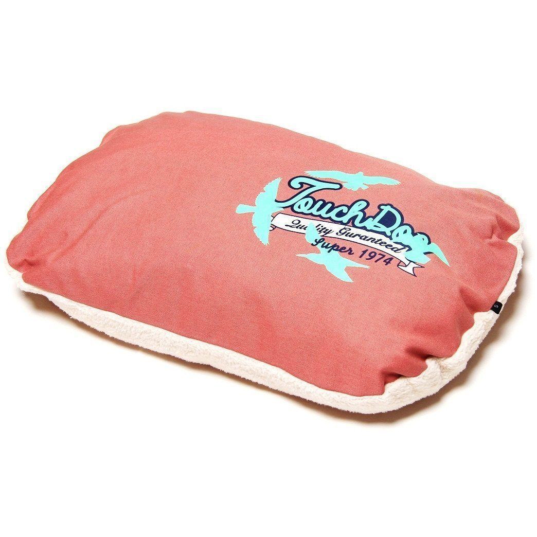 Designer Dog Bed | Touchdog ® Floral Ultra-Plush Rectangular Pet Mat  | Medium-Large