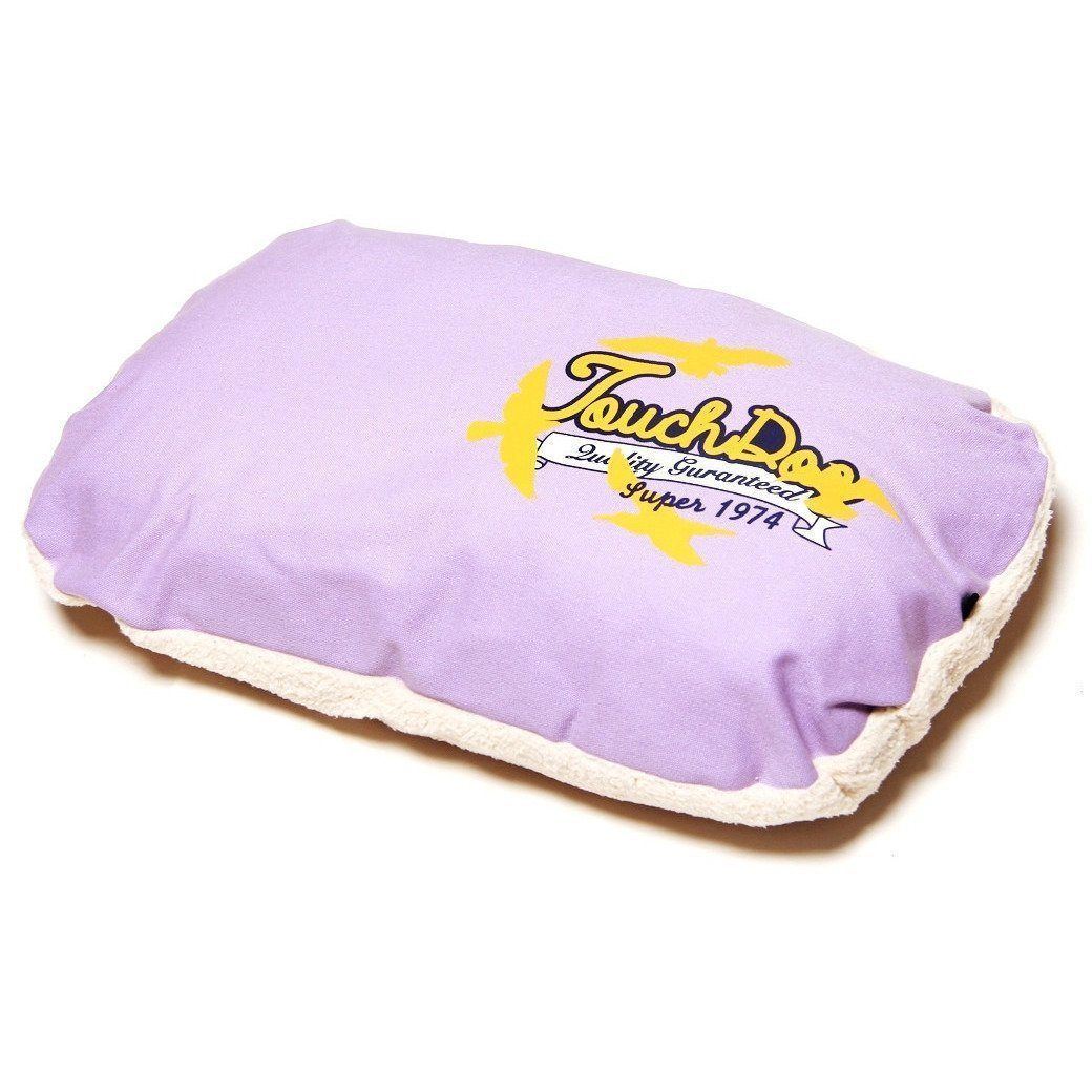 Designer Dog Bed | Touchdog ® Floral Ultra-Plush Rectangular Pet Mat  | Medium-Large
