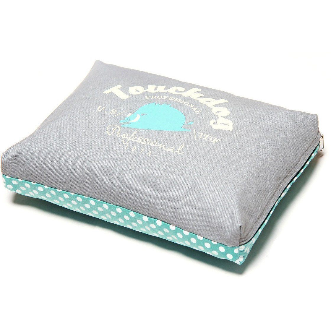 Rectangular Dog Bed | Polka-Dot Designer Cotton Pet Sofa