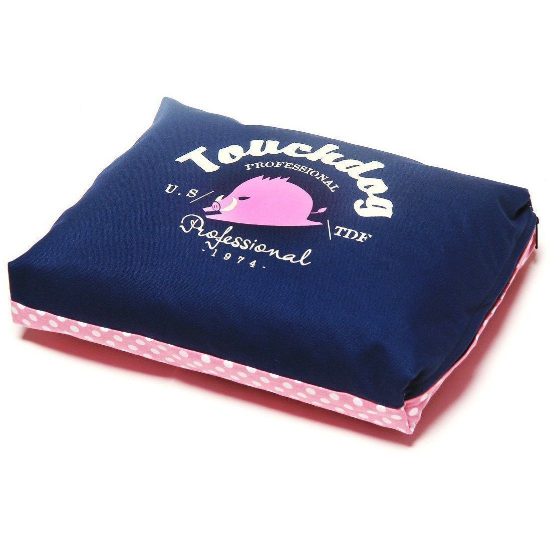 Rectangular Dog Bed | Polka-Dot Designer Cotton Pet Sofa