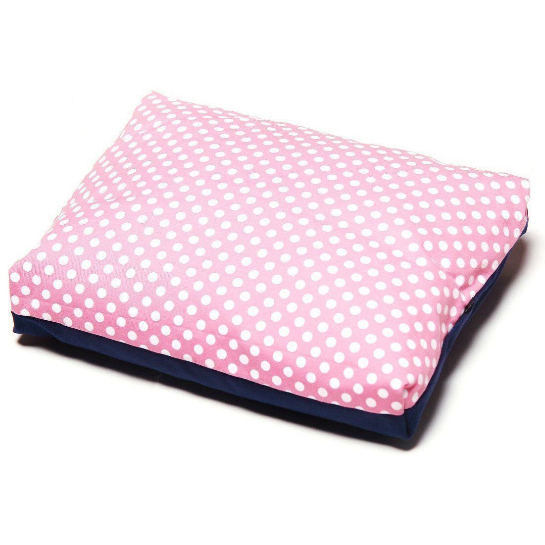 Rectangular Dog Bed | Polka-Dot Designer Cotton Pet Sofa