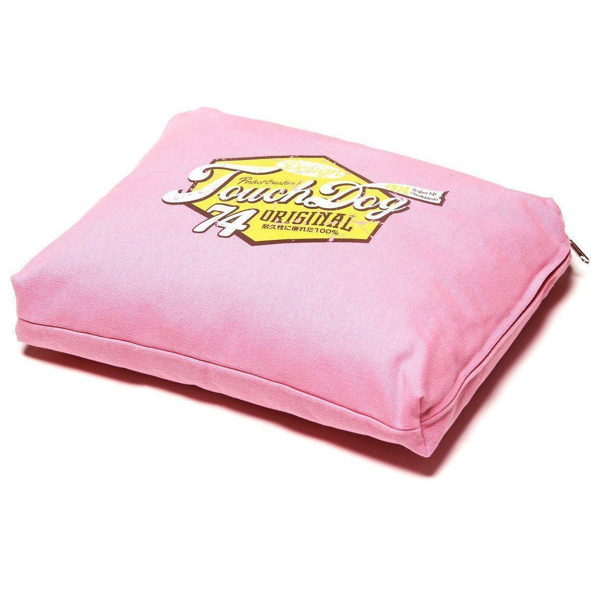 Designer Rectangular Dog Bed (Rose-Pedal) | Reversible Plush Pet Cushion | Touchdog ®