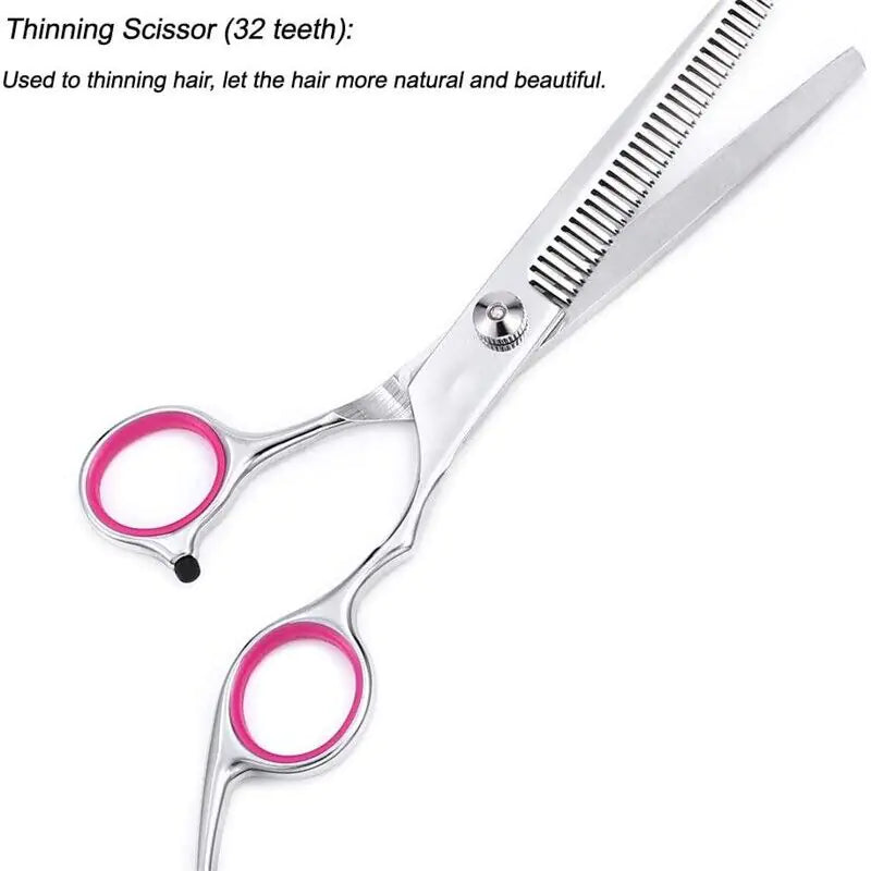 Dog & Cat Grooming Scissors Set | 7-Piece Pet Grooming Kit