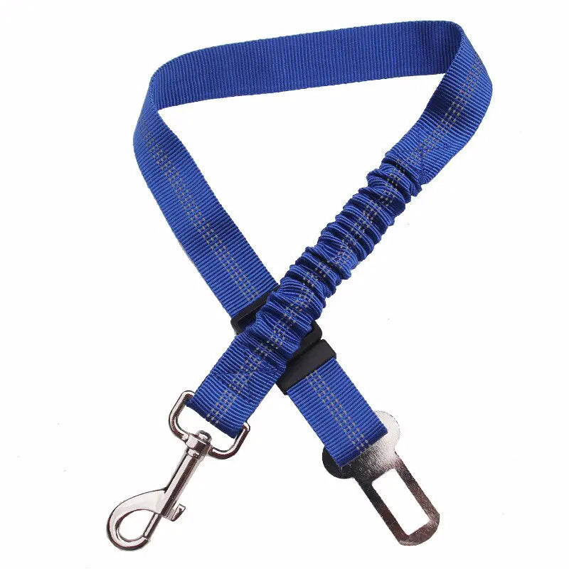 Reflective Dog Car Safety Belt Leash | Night-Visible Vehicle Travel Tether