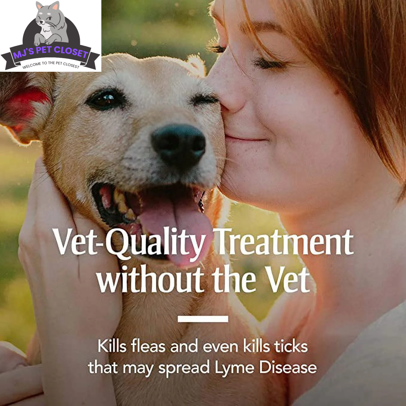 PetArmor Plus Flea and Tick Collar for Dogs | 6-Month Head-to-Tail Protection