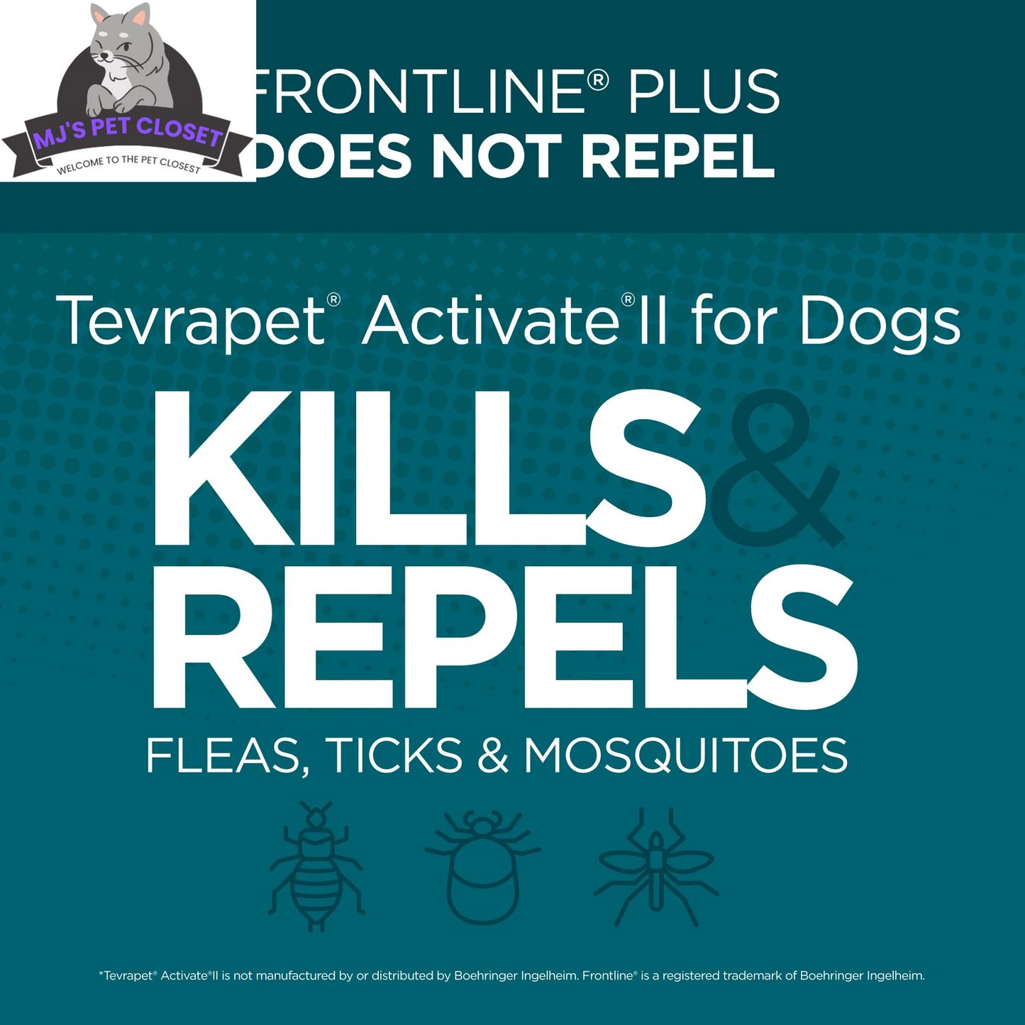 Activate II Flea and Tick Prevention for Extra Large Dogs 55+ lbs | 4 Month Supply