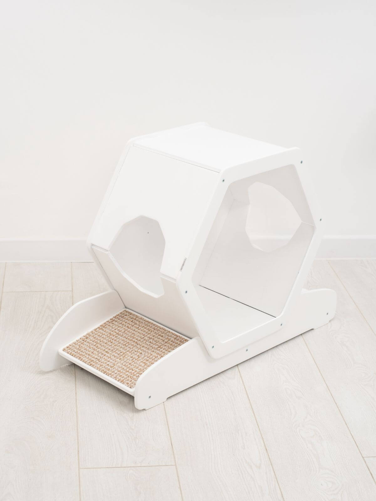 Wall Mounted Cat Bed, Hexagon Cat Shelf | Modern Floating Pet House