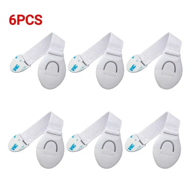 Pet Cabinet Safety Locks for Dogs & Cats, Adjustable Drawer & Door Locks